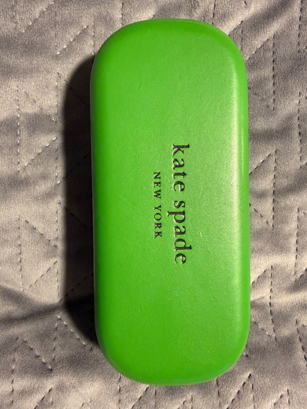 Kate Spade New York Green Sunglasses Eyeglasses Case + Dust Cloth